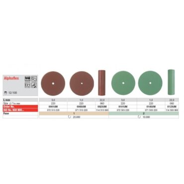 Broca HP Polidor Metal Alphaflex - Modelos | Edenta