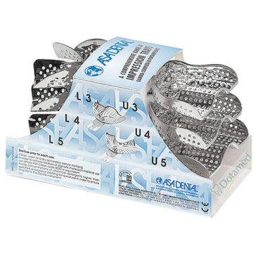 Moldeira Metálica Perfurada Anatomic Kit 6 Asa Dental