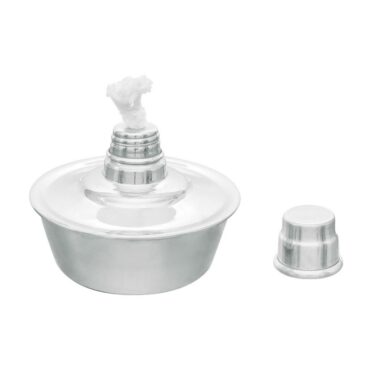Lamparina Metal Queimador Alcool Asa Dental