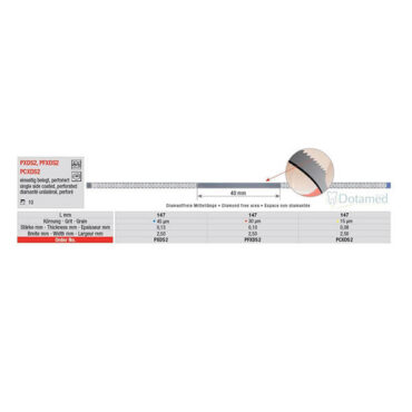 Tiras Diamante Interproximais PXDS2 Edenta