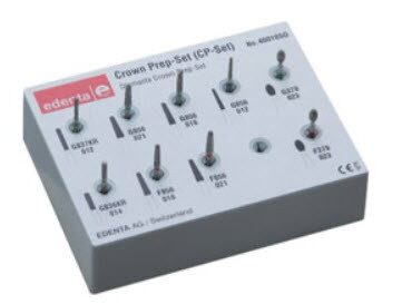 Kit Brocas FG Preparação de Coroas em Cerâmica 40035SO EDENTA