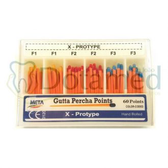 Pontas Gutta Percha X-Protype No.F1 META