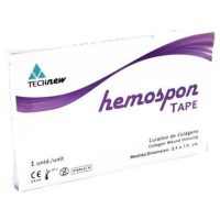 Curativo Hemostático Hemospon Tape 2,5 x 7,5 cm TechNew