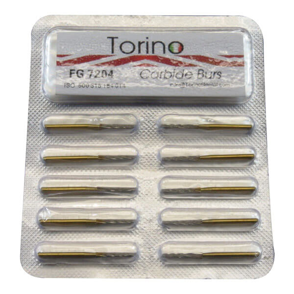 Broca FG Tungsténio Gold Cilindrica - Blister | Torino