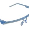 armação azul viseira facial tipo óculos da l-dent