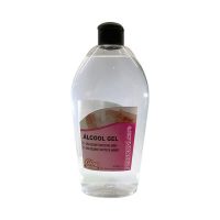 um frasco de Desinfetante Álcool Gel da Glow Professional para desinfentar as mãos