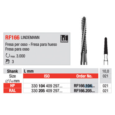 Broca FG Cirurgia Lindemann RF161 | Edenta