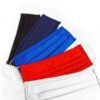 vários modelos de cor preta, azul, azul marinho, vermelho e branco da Máscara Tripla Reutilizavel Colorida Cerkamed