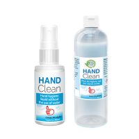 embalagem de 30 ml e de 500mlDesinfetante Mãos Hand Clean da Cerkamed