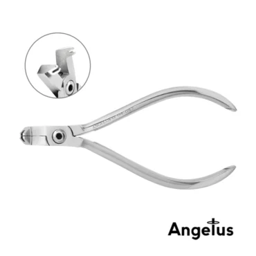 Alicate Ortodontia Colocação Gancho Angulado Screw | Angelus