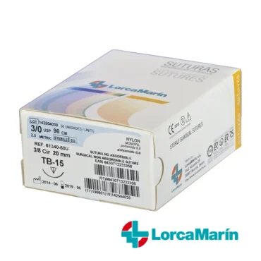 Sutura Nylon Monofilamento Não Absorvível Azul | LorcaMarin